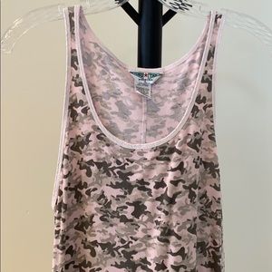 Ribbed pink camo hard tail dress